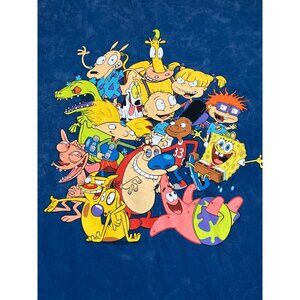 Nickelodeon Cartoon Character T-Shirt XL 100% Cotton